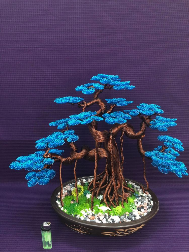 Cách làm cây bonsai bằng dây đồng, dây kẽm và dụng cụ